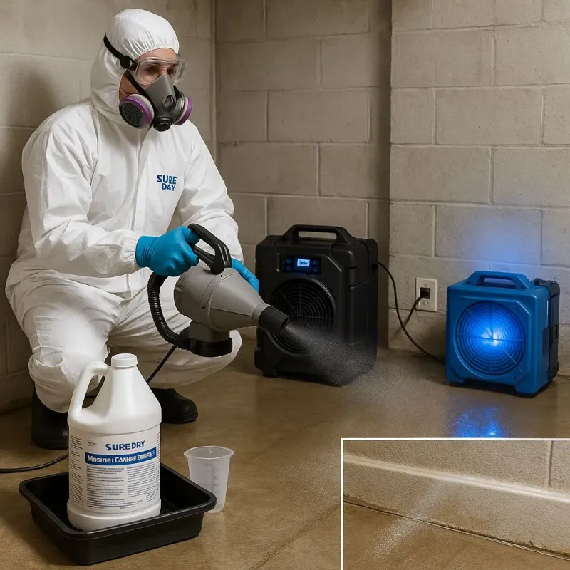 Sanitization and Odor Removal process in North Amityville, NY